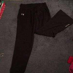 Black under armor sweatpants